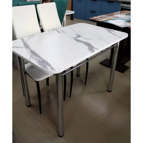 Стол "Трилогия" фотопечать раздвижной "бабочка" Стол "Трилогия" фотопечать раздвижной "бабочка"